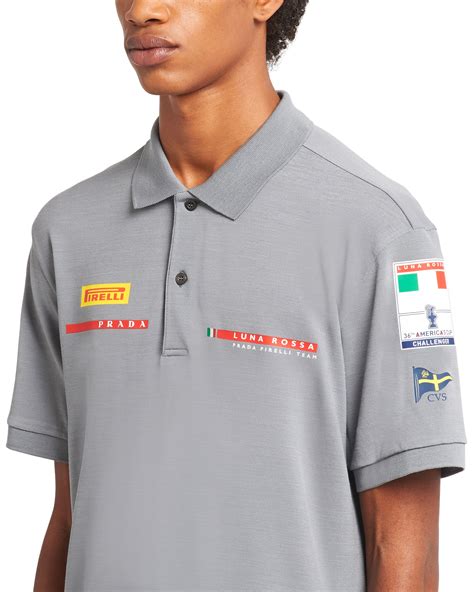 prada luna rossa polo shirt